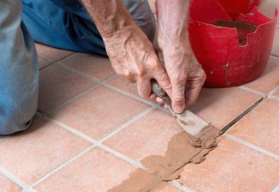 Grout Repair Work